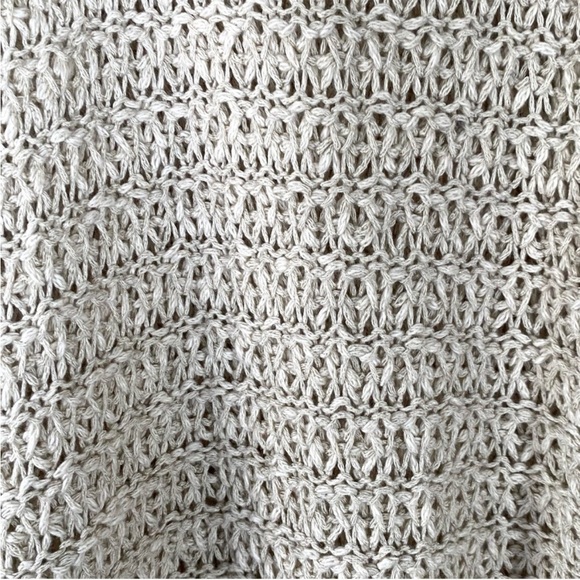 Aerie Textured Open Knit Scoop Neck Tank Top in Beige sz XL EUC - Picture 9 of 9